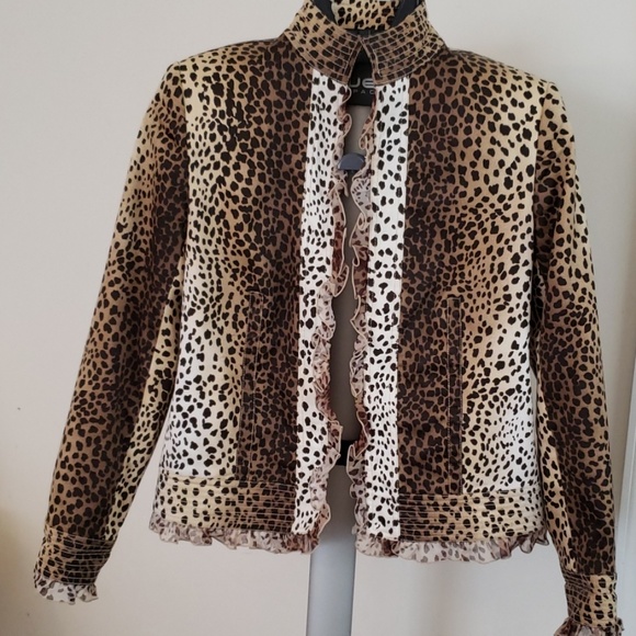 Pamela McCoy Jackets & Coats | Pamela Mccoy Leopard Print Jacket | Poshmark